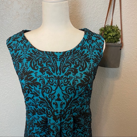 MOTHERHOOD MATERNITY BLUE VELVET DRESS {S} - Picture 2 of 8